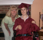 Beth and Brantley in Cap and Gown Thumbnail 