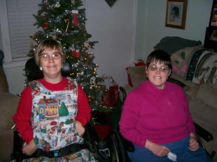 Brantley and Barbara under the Christmas tree 12-3-10