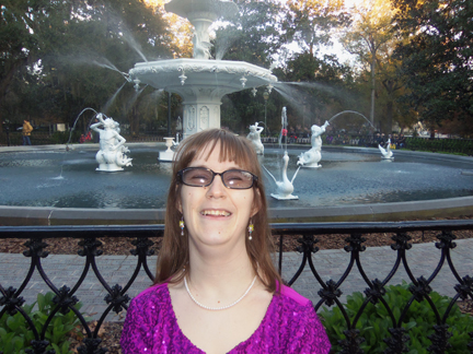 Brantley at Forsyth Side Park's Fountain 11-29-1304