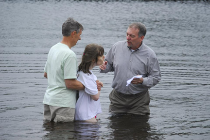 Brantley getting ready to be baptized 5-5-13