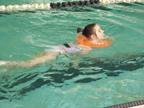 Brantley swimming with WaterWay Babies Neck Float 5-27-14 Thumbnail