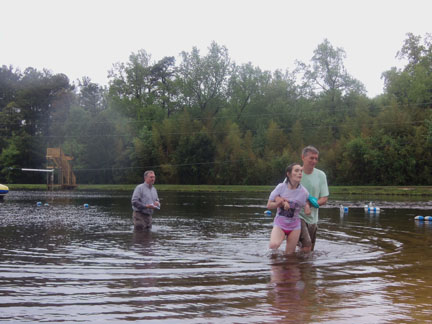 Da and Brantley after Brantley's baptism 5-5-13