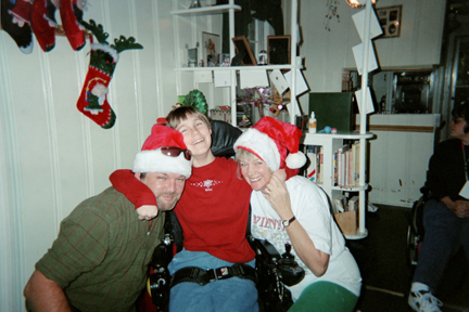 Roy, Brantley, and Connie Christmas 2003