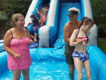 Susan, Da, and Brantley after slide 7-5-14