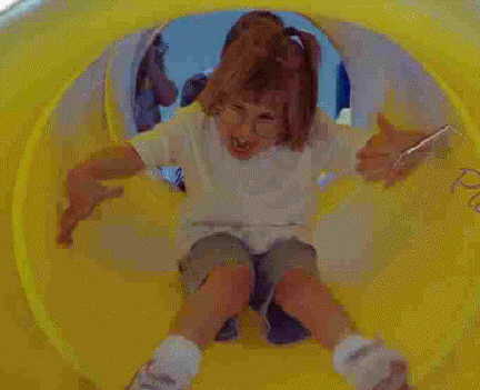 Brantley in a Slide 7 Years Old